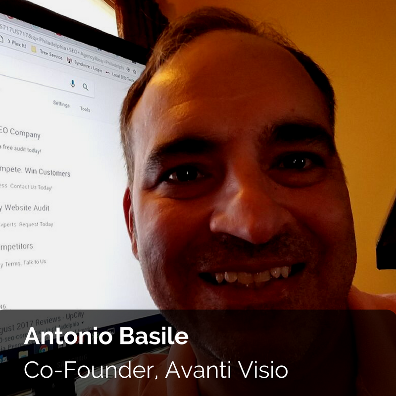 Get To Know Antonio Basile CoFounder of Avanti Vision